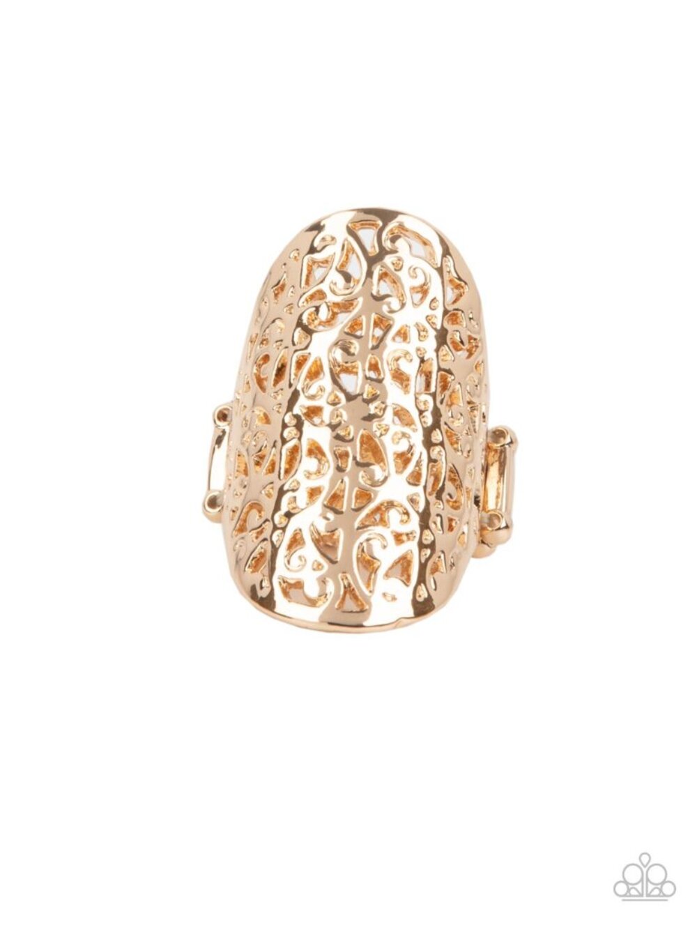 Paparazzi Gold Filigree Ring (R135)